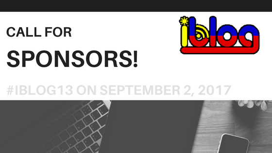 call for sponsors iblog13